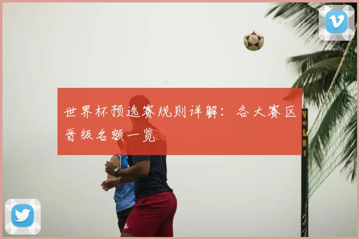 世界杯预选赛规则详解：各大赛区晋级名额一览